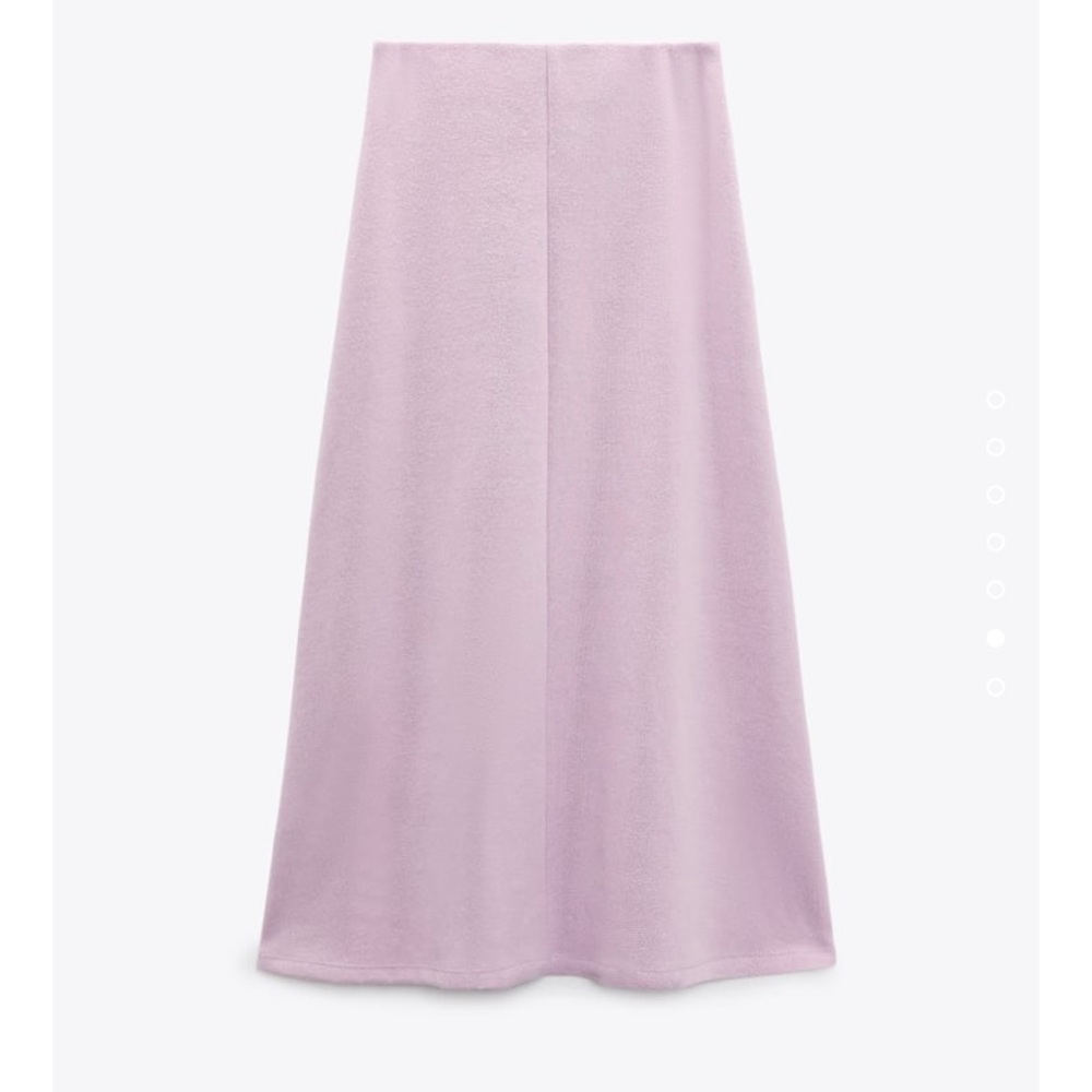 Zara Soft A-Line MIDI Skirt